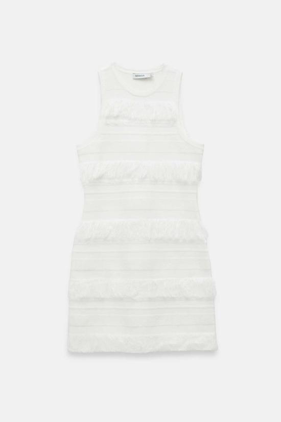  조나단 심카이 숏 원피스 Jonathan Simkhai 엘리 니트 미니 드레스 아이보리 스트라이프