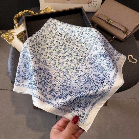  더 컬렉티브 파크 시티 머플러/스카프 더 콜렉티브 파크 시티 페이즐리 프린트 넥커치프 스카프 - THE COLLECTIVE PARK CITY