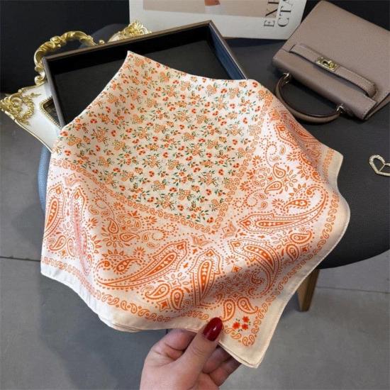  더 컬렉티브 파크 시티 머플러/스카프 더 콜렉티브 파크 시티 페이즐리 프린트 넥커치프 스카프 - THE COLLECTIVE PARK CITY