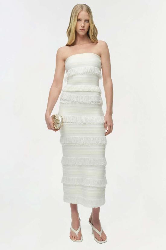  조나단 심카이 민소매 티셔츠 Jonathan Simkhai 카이로 니트 튜브 탑 - JONATHAN SIMKHAI