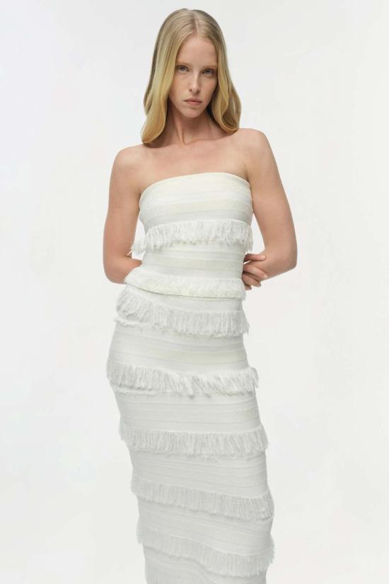  조나단 심카이 민소매 티셔츠 Jonathan Simkhai 카이로 니트 튜브 탑 - JONATHAN SIMKHAI