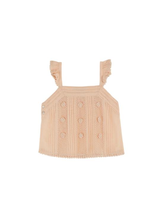 26SS [키즈] 에밀 앤 이다 탑 AD037K ABRICOT PINK