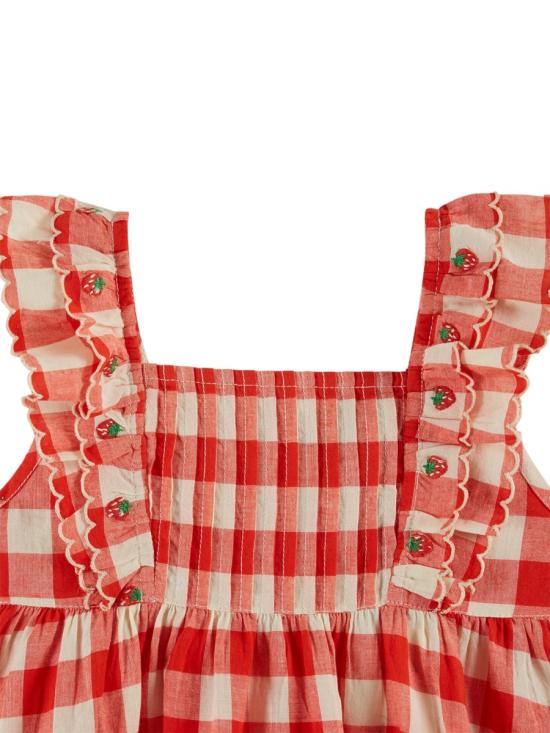 26SS [키즈] 에밀 앤 이다 원피스 AD189K VICHYROUGE RED - EMILE & IDA