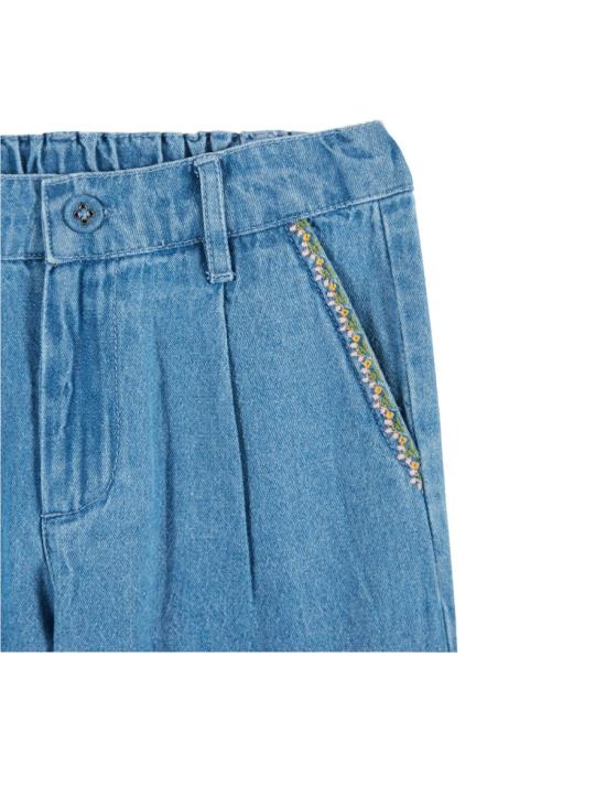 26SS [키즈] 에밀 앤 이다 스트레이트 팬츠 AD059K DENIMLIGHT BLUE - EMILE & IDA