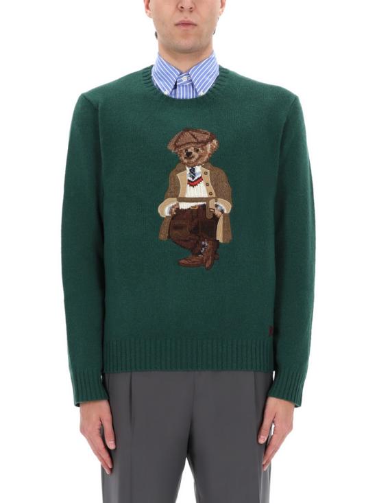 26SS 폴로 랄프로렌 스웨터 710978308 001FA25VNTGPINEHOCHARLES BEAR GREEN - POLO RALPH LAUREN