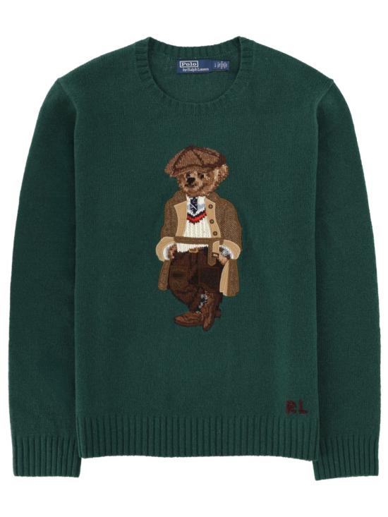 26SS 폴로 랄프로렌 스웨터 710978308 001FA25VNTGPINEHOCHARLES BEAR GREEN
