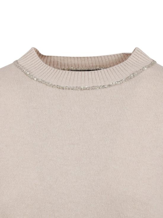  파비아나 필리피 시퀸 크루넥 스웨터 MAD214F016I9471259 Pink - FABIANA FILIPPI