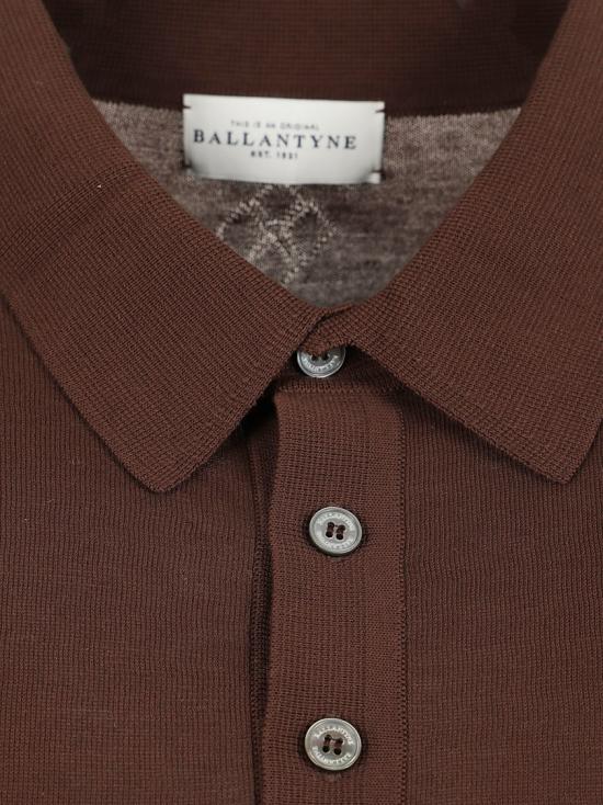 26SS 발렌타인 폴로 티셔츠 B2W026 18C23 Brown - BALLANTYNE