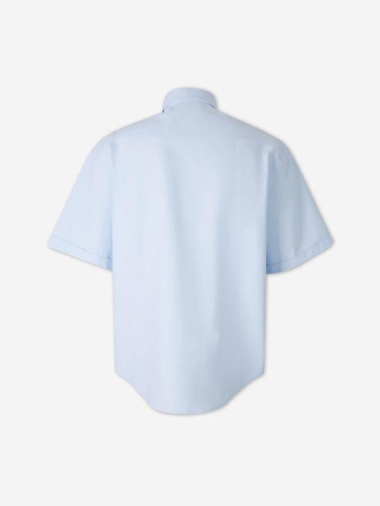 26SS 아미 반팔 셔츠 HSH823 CO0031 450 SKY BLUE DOM - AMI