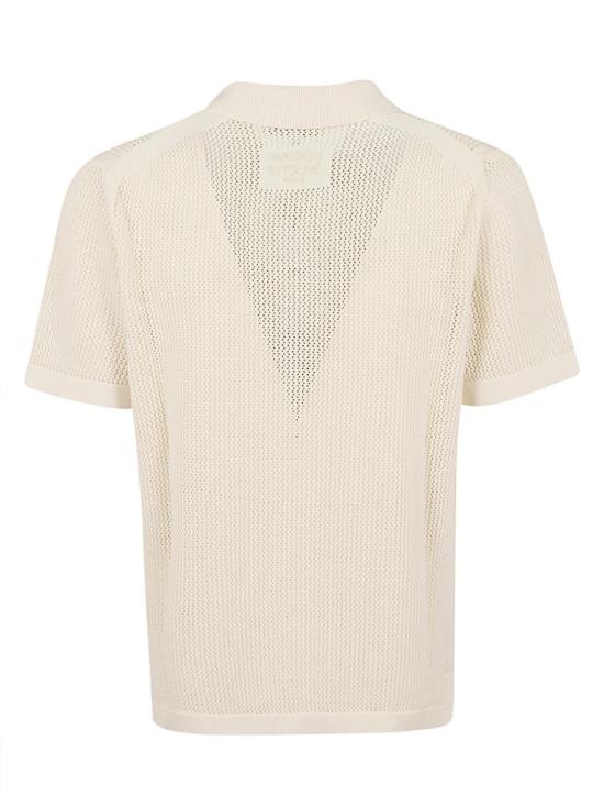 26SS 메종키츠네 폴로 티셔츠 QM00505KT1197 Neutrals - MAISON KITSUNE