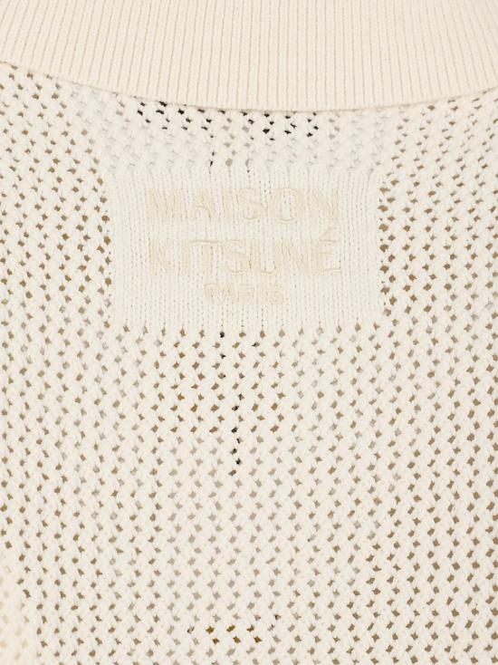 26SS 메종키츠네 폴로 티셔츠 QM00505KT1197 Neutrals - MAISON KITSUNE