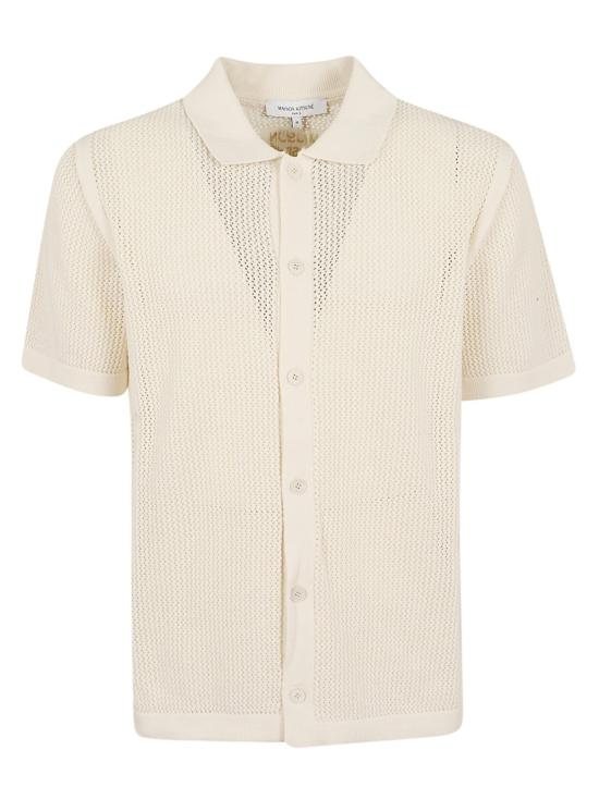 26SS 메종키츠네 폴로 티셔츠 QM00505KT1197 Neutrals