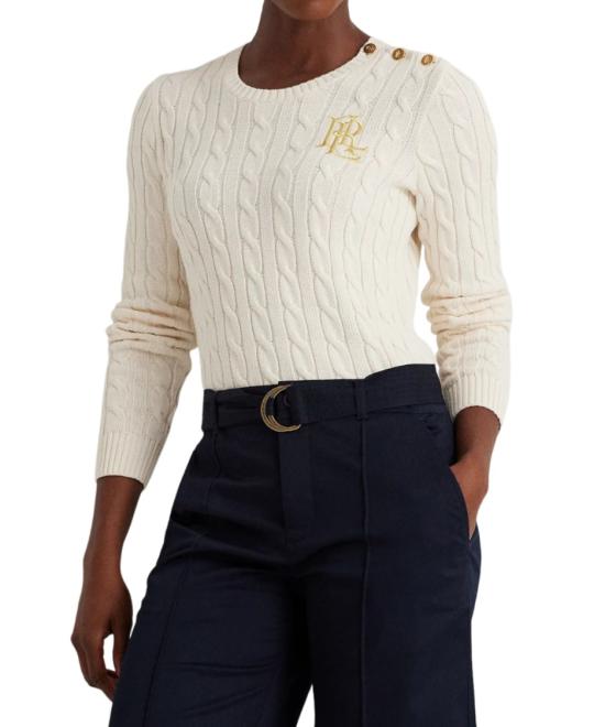 26SS 랄프 로렌 니트웨어 200932223002 White - RALPH LAUREN