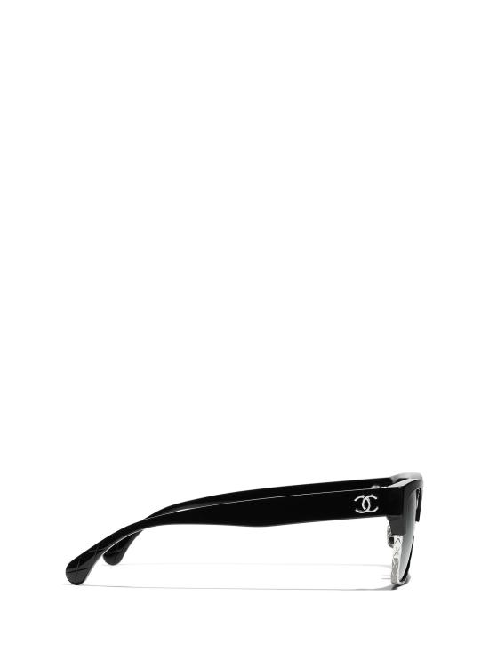 26FW 샤넬 선글라스 CH5558 C501S4 BLACK - CHANEL