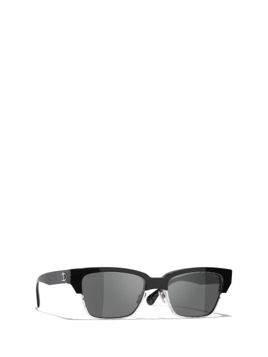 26FW 샤넬 선글라스 CH5558 C501S4 BLACK - CHANEL