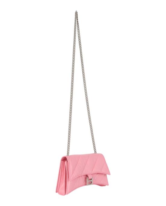  발렌시아가 크러쉬 XS 퀼티드 체인 백 736016 210J0 5812 60866 NS Pink - BALENCIAGA