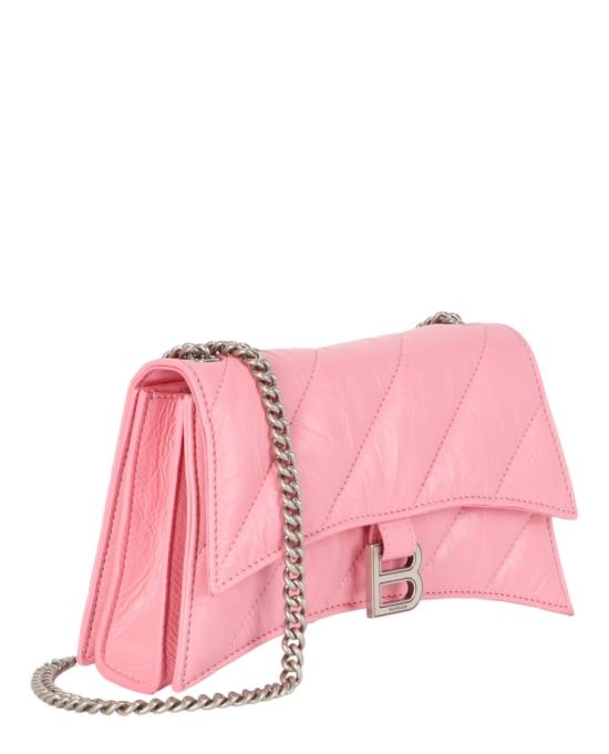  발렌시아가 크러쉬 XS 퀼티드 체인 백 736016 210J0 5812 60866 NS Pink - BALENCIAGA