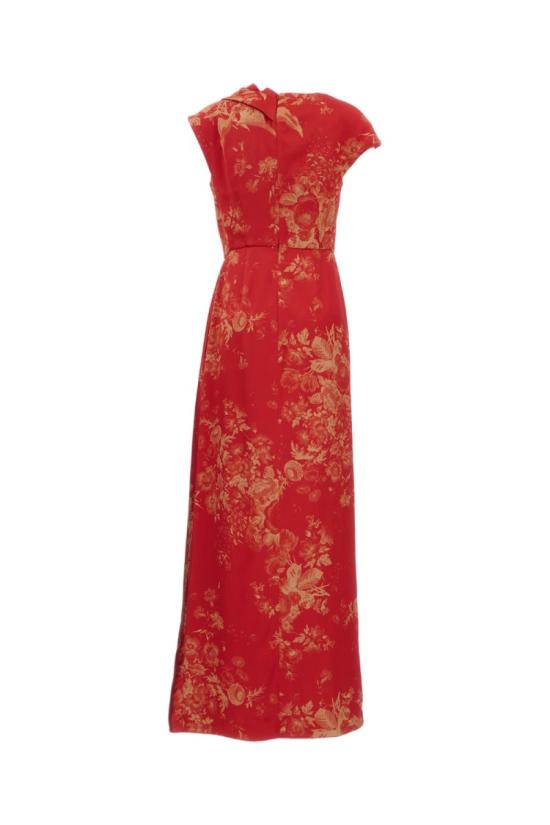 26SS 에르뎀 원피스 SS26G6551635020ROSEBOUQUET Red - ERDEM