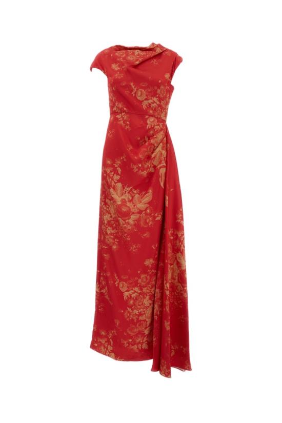 26SS 에르뎀 원피스 SS26G6551635020ROSEBOUQUET Red