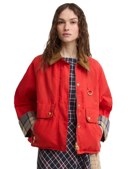 26SS 바버 자켓 LCA0398RE51 Red