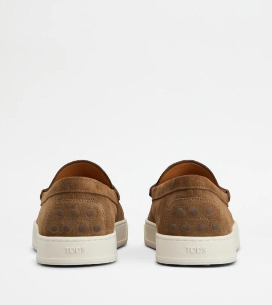 26SS 토즈 스웨이드 로퍼 XXM04L00640RE0S818 Brown - TODS