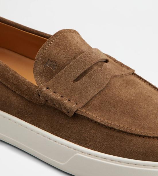 26SS 토즈 스웨이드 로퍼 XXM04L00640RE0S818 Brown - TODS