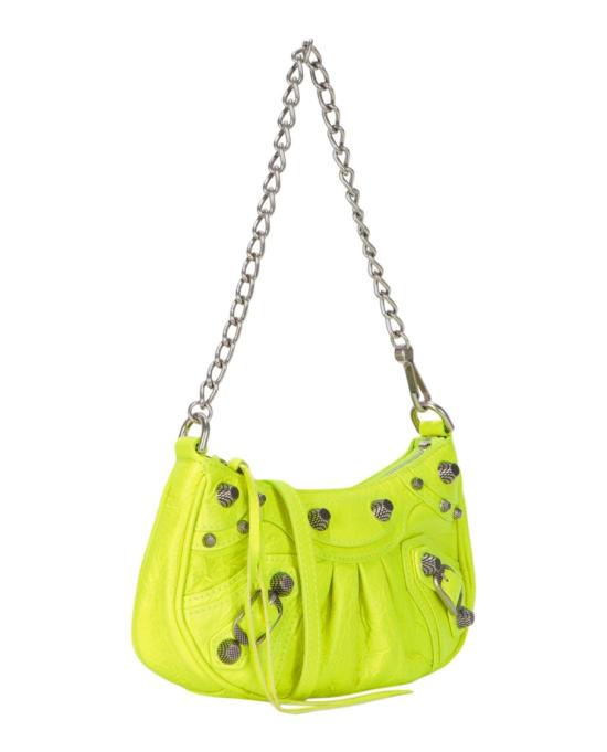  발렌시아가 LE CAGOLE 르 카골 체인 미니백 695814 1VGUY 7206 70257 NS Green - BALENCIAGA