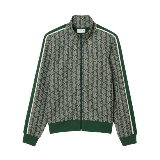 26SS 라코스테 모노그램 집업 스웨트셔츠 SH1368D1R Green
