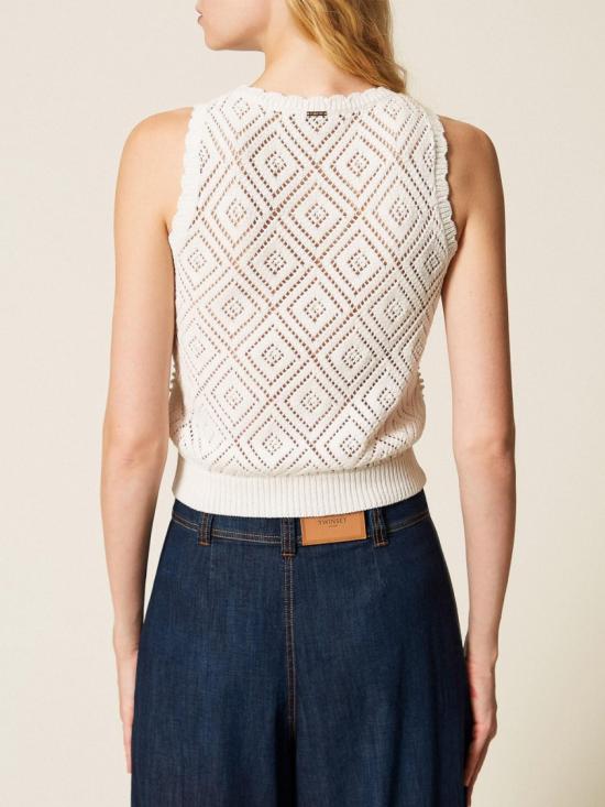 26SS 트윈셋 탑 261TP320200059 Neutrals - TWINSET