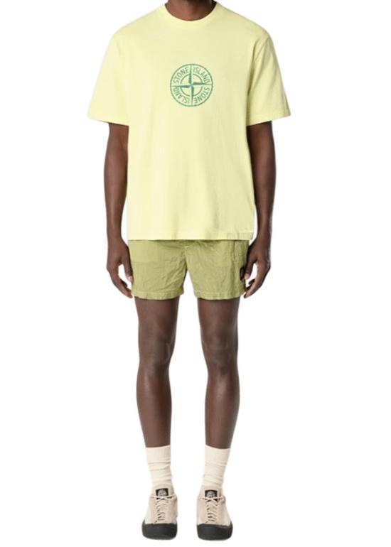 26SS 스톤 아일랜드 반팔 티셔츠 2100001 Yellow - STONE ISLAND