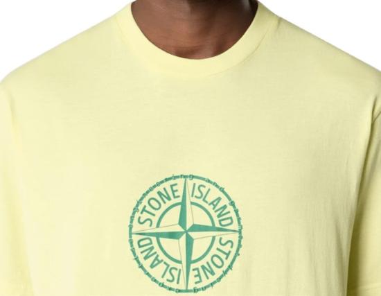 26SS 스톤 아일랜드 반팔 티셔츠 2100001 Yellow - STONE ISLAND