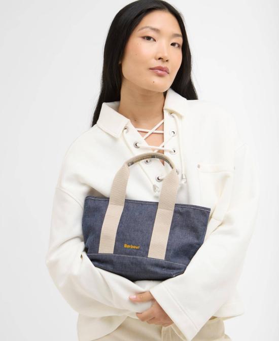 26SS 바버 토트백 LBA0539IN71 Blue - BARBOUR