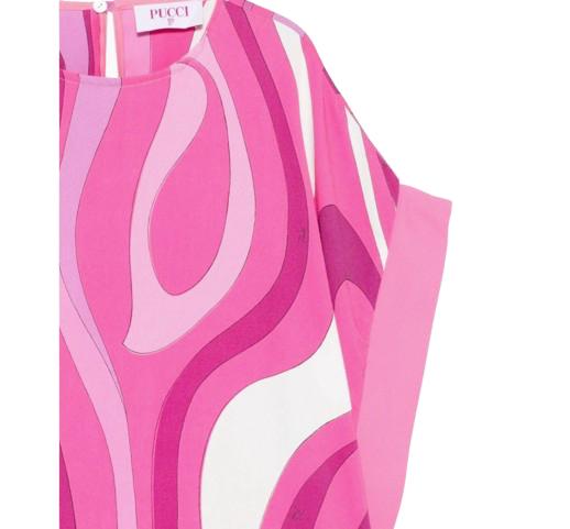 26SS [키즈] 에밀리오푸치 원피스 PY1C21 K0279 570BC Fuchsia - EMILIO PUCCI