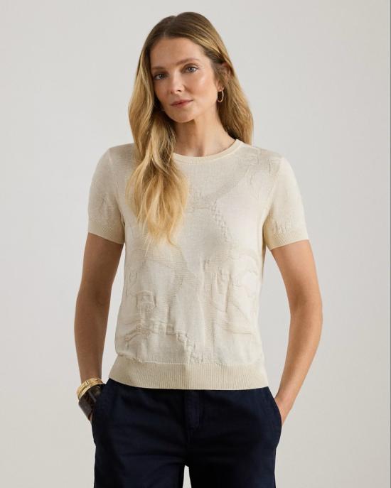 26SS 랄프 로렌 탑 200P03475001 Neutrals - RALPH LAUREN