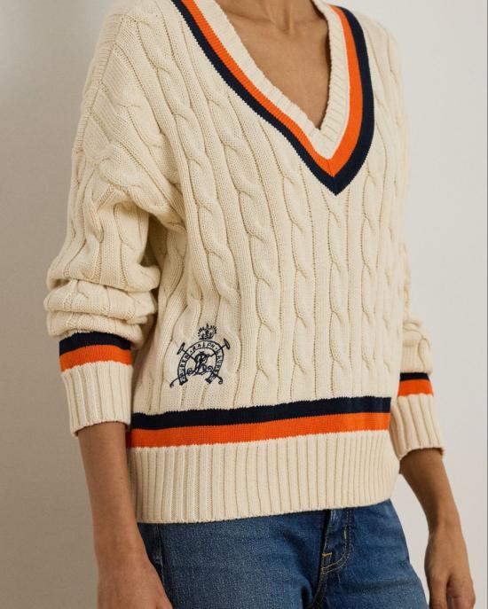 26SS 랄프 로렌 니트웨어 200P03474002 Neutrals - RALPH LAUREN