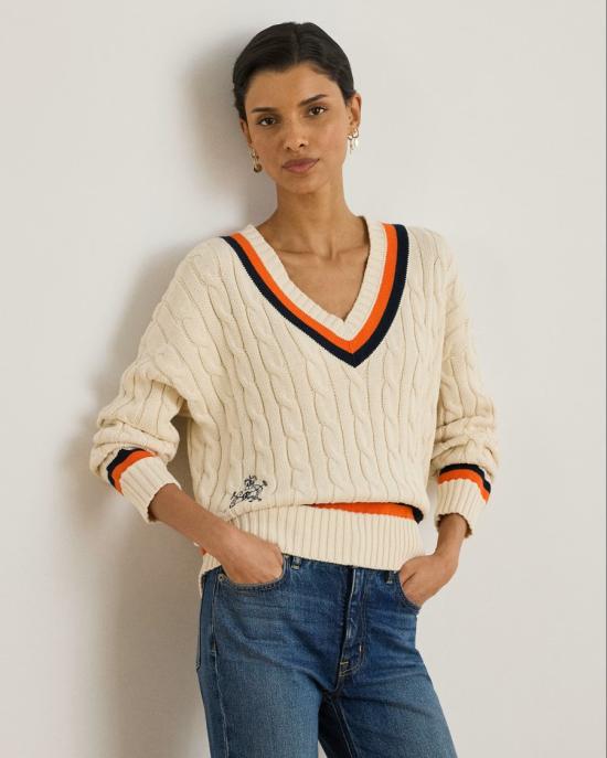 26SS 랄프 로렌 니트웨어 200P03474002 Neutrals - RALPH LAUREN
