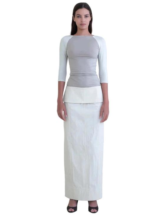  벨 안나 블라우스 래글런 탑 리켄