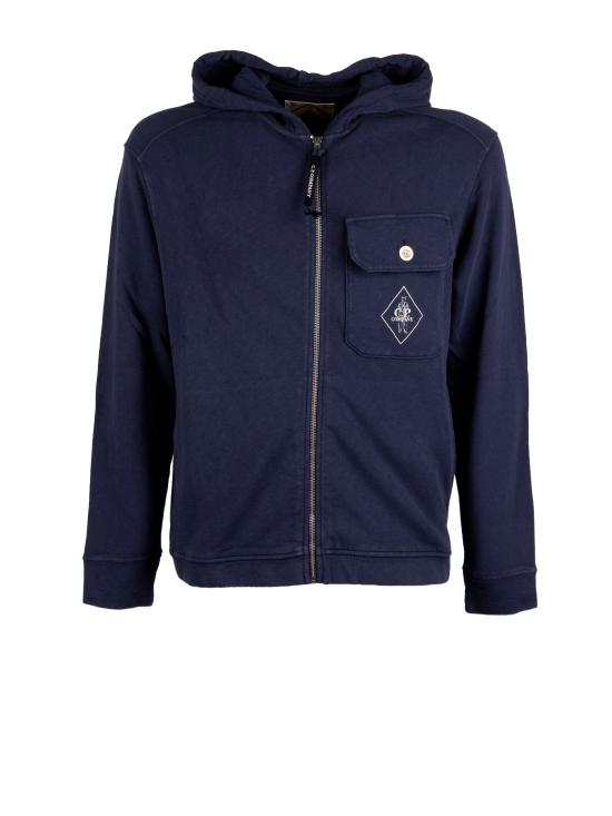 26SS 씨피 컴퍼니 후드 티셔츠 20CMSS189A 110337G 889 MIDNIGHT NAVY DOM