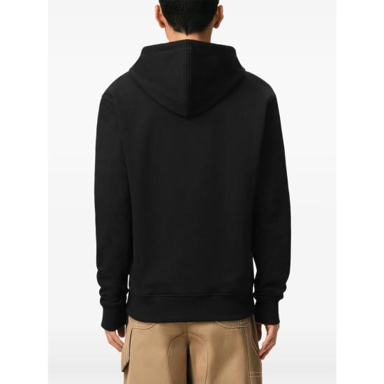 26SS 아미 스몰 하트 로고 코튼 후드 집업 HSW765 730 045 BLACK DOM - AMI