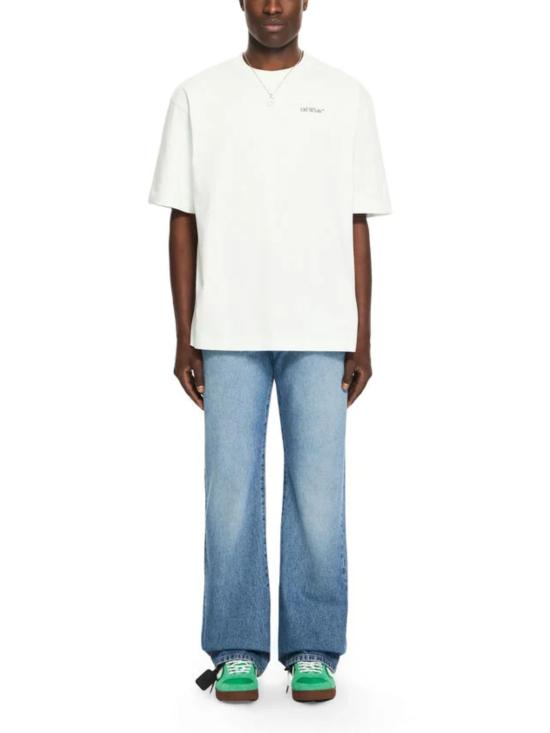 26SS 오프화이트 반팔 티셔츠 44MAA120S26J008 332 Mint Green - OFF WHITE