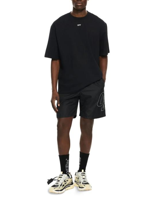 26SS 오프화이트 반팔 티셔츠 44MAA120S26J00J 001 Black - OFF WHITE