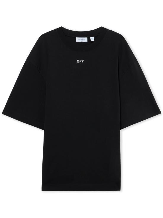 26SS 오프화이트 반팔 티셔츠 44MAA120S26J00J 001 Black