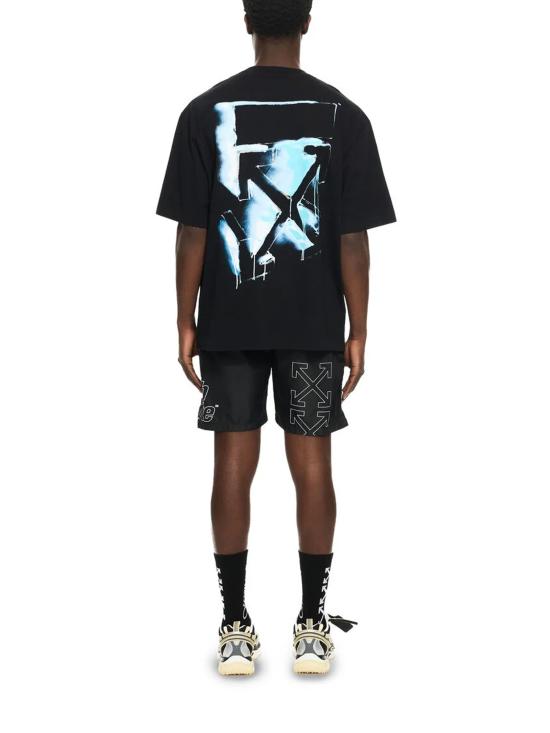 26SS 오프화이트 반팔 티셔츠 44MAA120S26J00J 001 Black - OFF WHITE