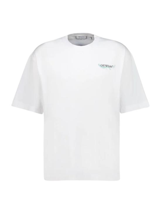 26SS 오프화이트 반팔 티셔츠 44MAA120S26J00E 100 White