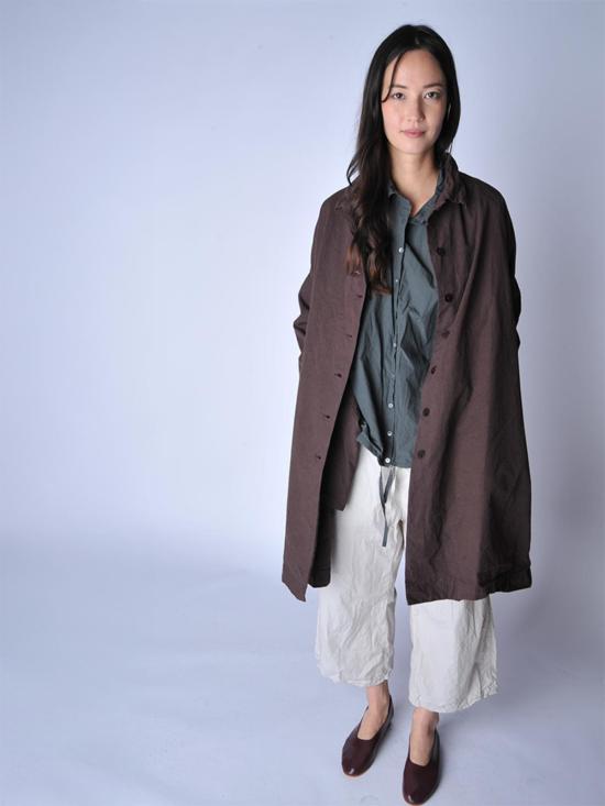  앨범 디 파밀리아 스트레이트 팬츠 Album Di Famiglia 페블 와이드 & 숏 팬츠 - ALBUM DI FAMIGLIA