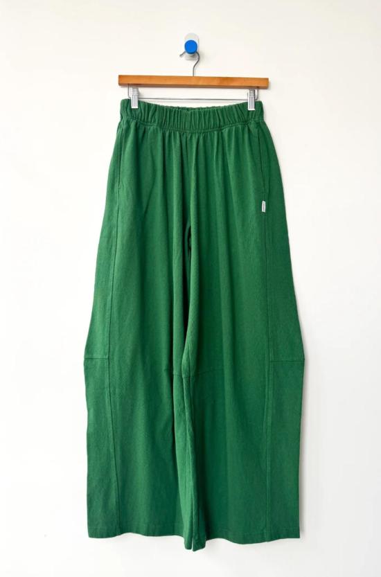  르 본 숍 트레이닝/조거 팬츠 르봉 쇼페 베어 팬츠 모스 그린 - Le Bon Shoppe