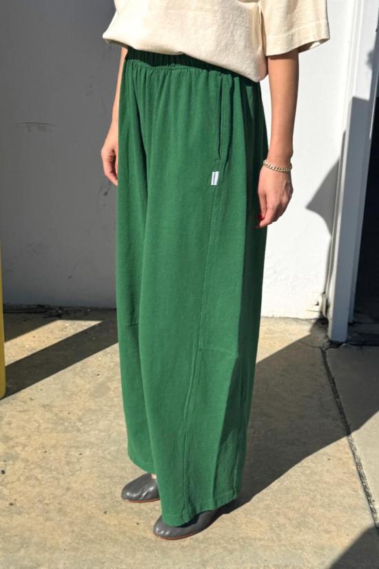  르 본 숍 트레이닝/조거 팬츠 르봉 쇼페 베어 팬츠 모스 그린 - Le Bon Shoppe