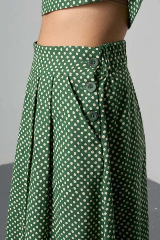  비비코 미디 스커트 원더  그린 - BIBICO