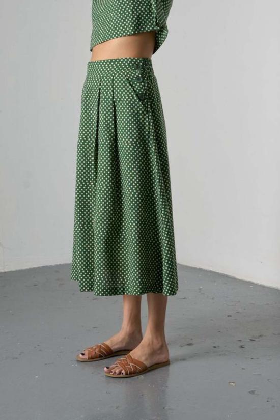  비비코 미디 스커트 원더  그린 - BIBICO