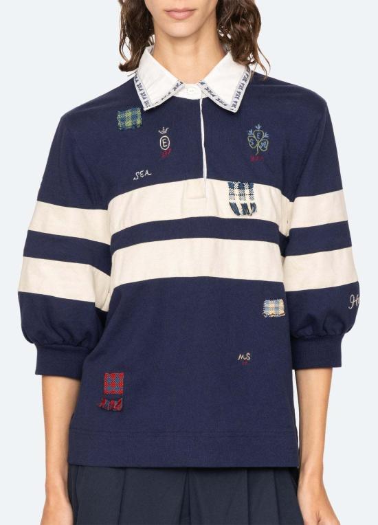  씨뉴욕 폴로 티셔츠 씨 니 클레어 럭비 셔츠 - SEA NY